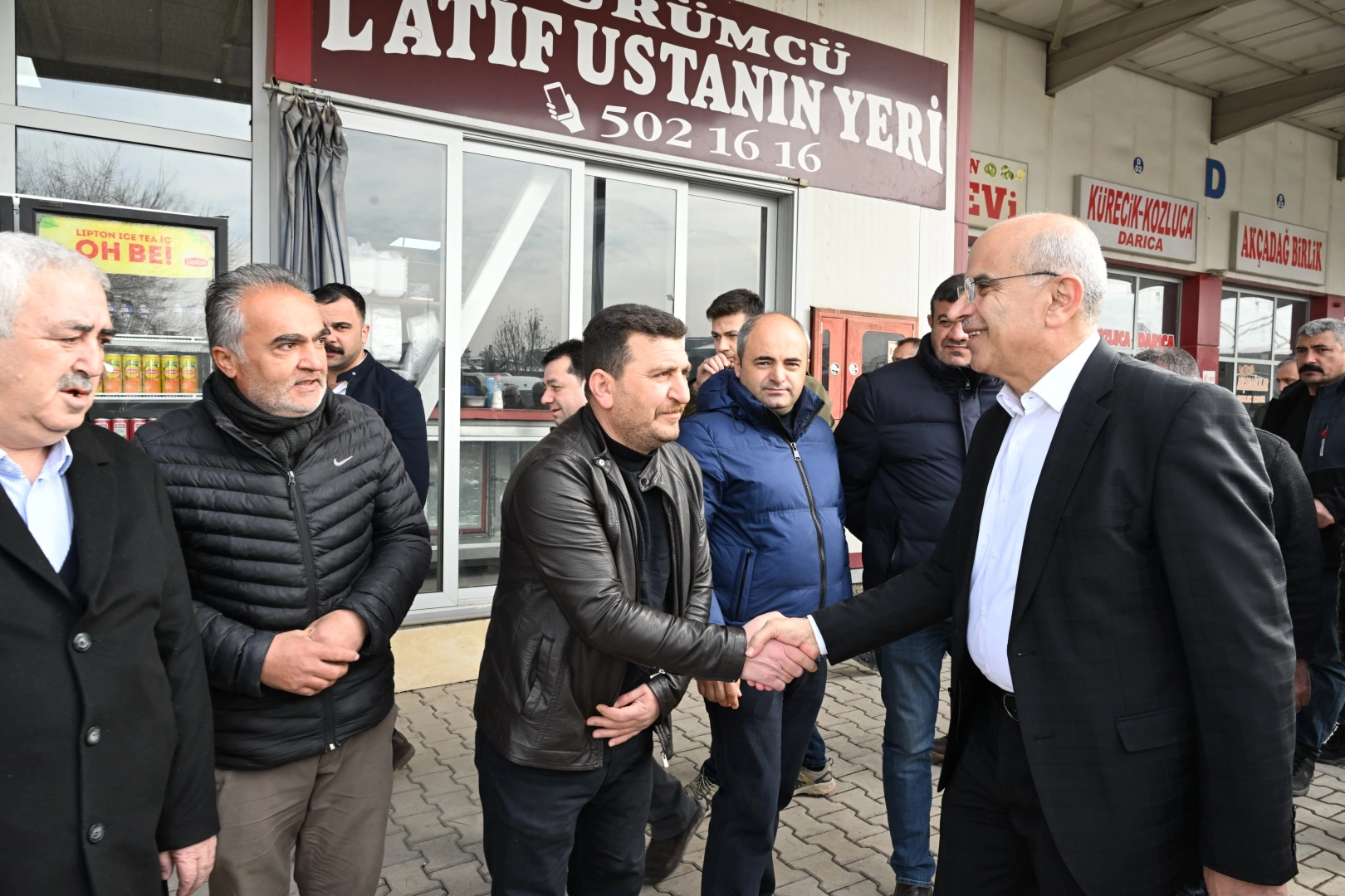 Malatya'da Başkan Er, terminal esnaflarıyla bir araya geldi haberi