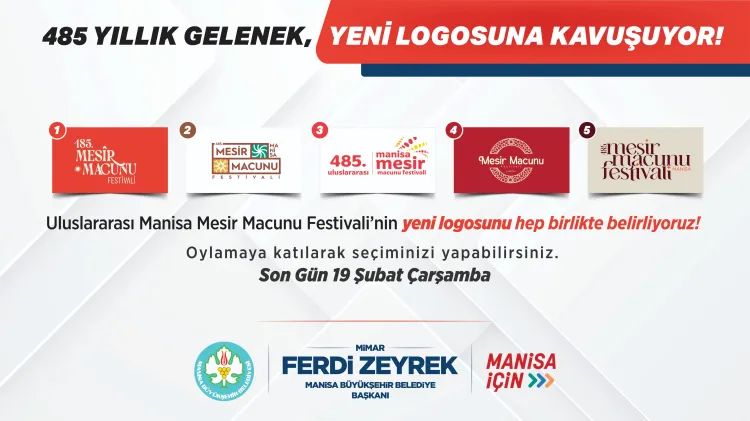 Manisa Mesir Macunu'na 485. yıl logosu haberi