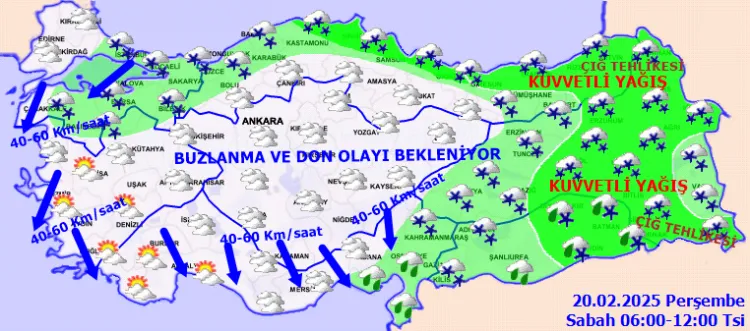 Meteoroloji'den 20 il için 'kuvvetli kar' uyarısı! Kar etkisini sürdürüyor! haberi