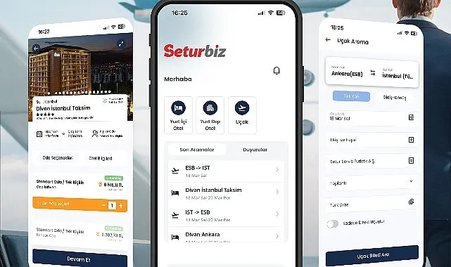 Seturbiz ile iş seyahatlerinizi şimdi mobilden planlayabilirsiniz haberi