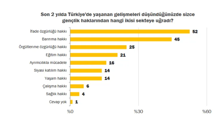 Sivil alan daralıyor, ekonomik kriz derinleşiyor... Gençlik örgütlerinin ihtiyaç analizi raporlandı haberi