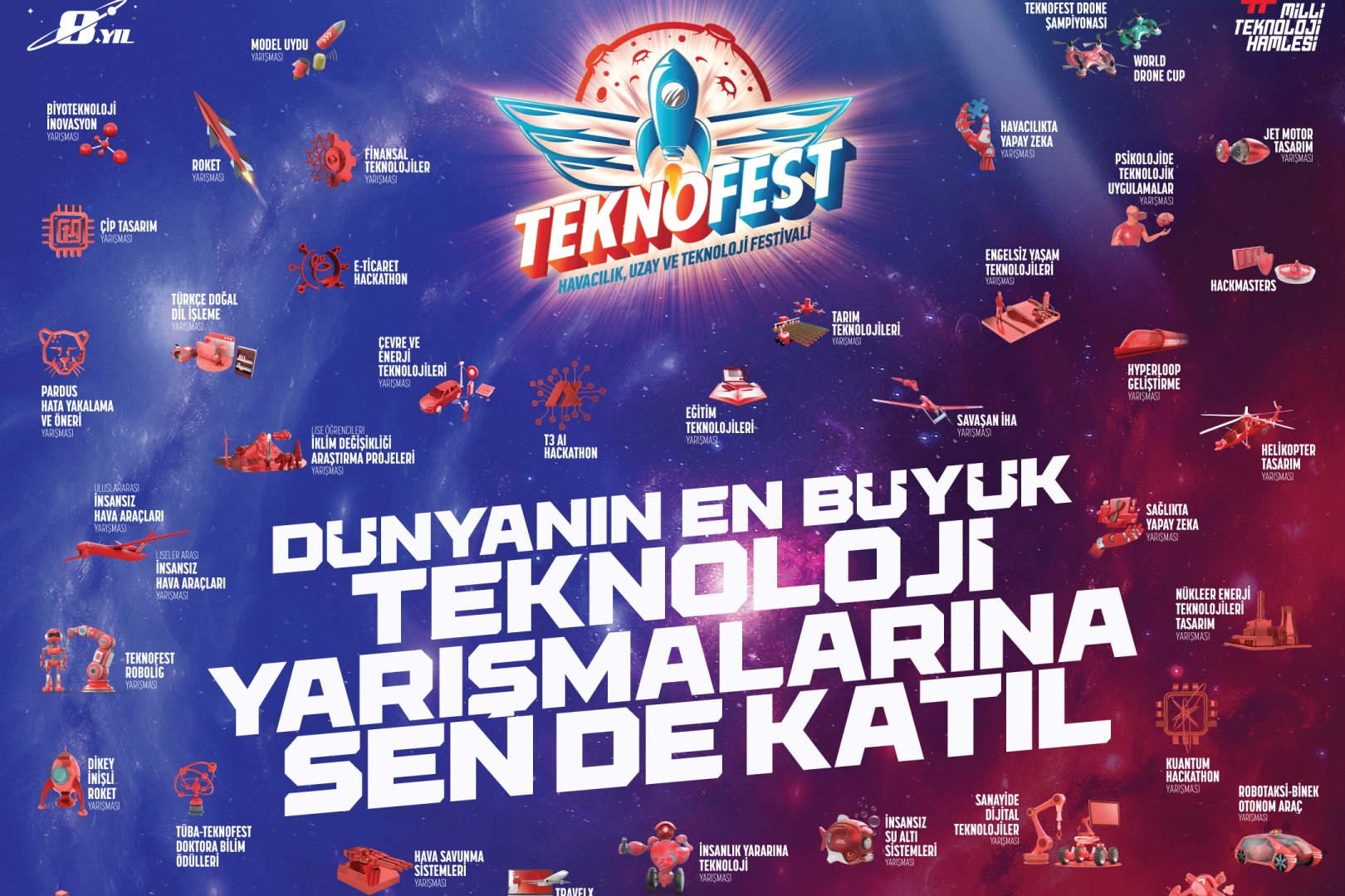 TEKNOFEST 2025 için son başvuru 20 Şubat haberi