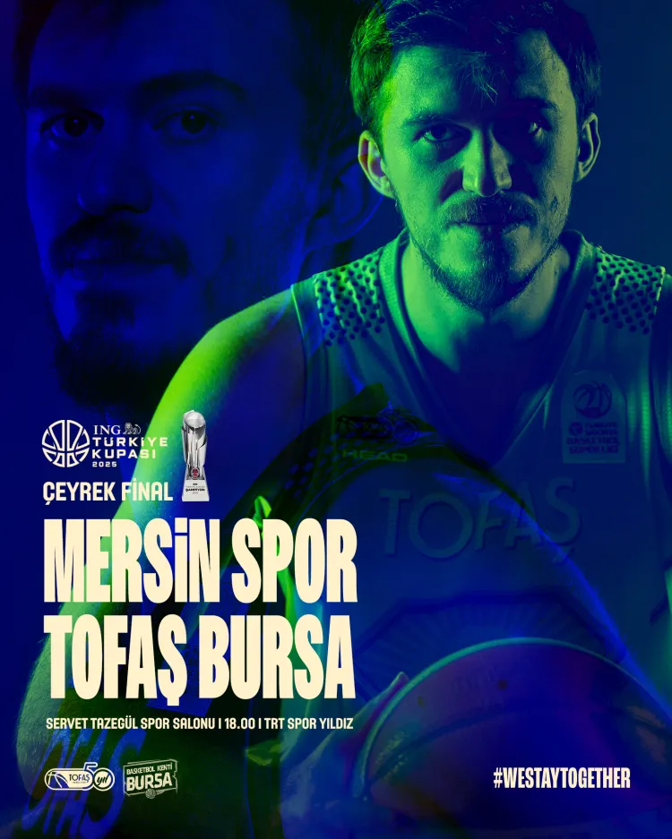 TOFAŞ çeyrek finalde Mersin Spor'a konuk oluyor haberi