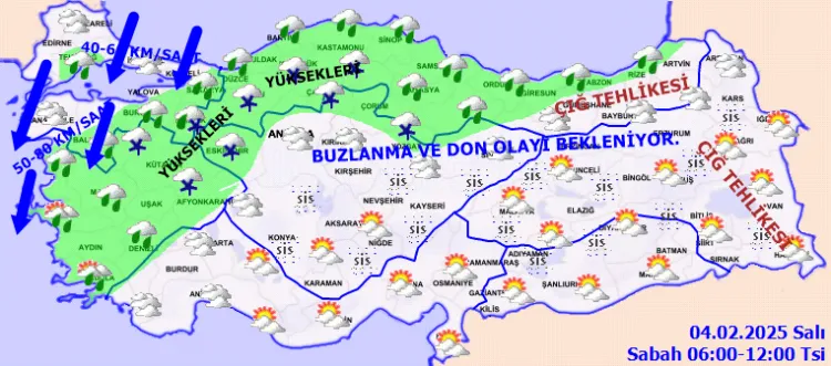 Türkiye'de güneşli günlere biraz ara! İşte bugün yurtta hava? haberi