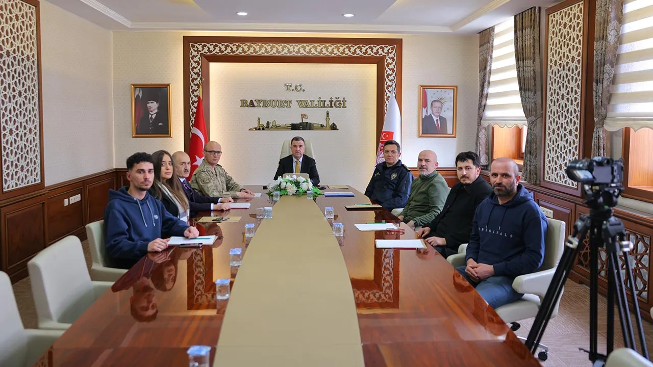 Bayburt Valisi Mustafa Eldivan, 2025 Ocak ayı asayiş olaylarını açıkladı haberi