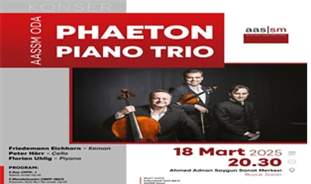 AASSM’de Phaeton Piano Trio konseri haberi