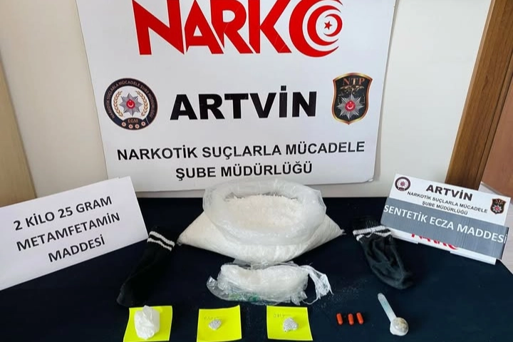 Artvin'de uyuşturucuya geçit yok! haberi