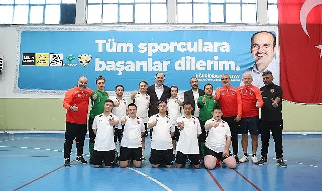 Başkan Altay Avrupa Şampiyonası’na Konya’da Hazırlanan Özel Sporcularla Buluştu haberi