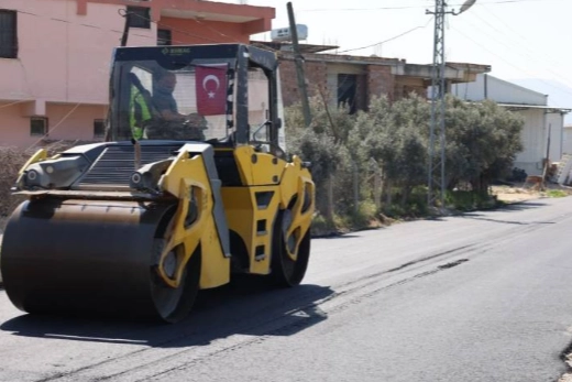 Hatay Büyükşehir yol çalışmalarında hız kesmiyor haberi