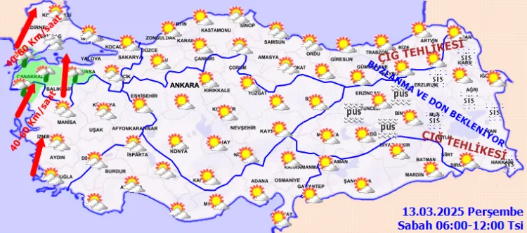 Hava sıcaklıkları artıyor... Ege'de fırtınaya dikkat! haberi