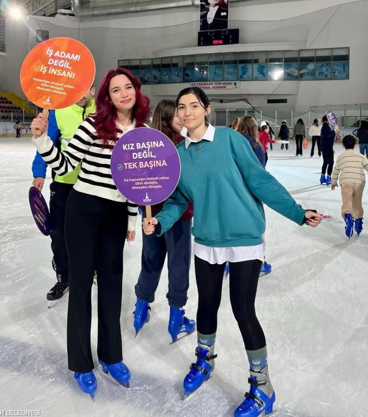 İzmir'de kadınlar sporda da her yerde haberi