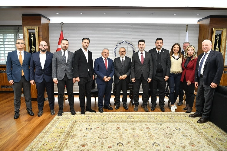 Kayseri Büyükşehir Prof. Dr. Naci Görür'ü ağırladı haberi