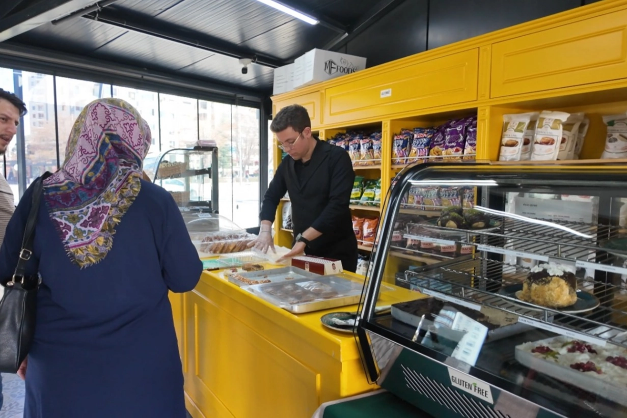 Kayseri Glütensiz Kafe'ye ramazanda yoğun ilgi haberi