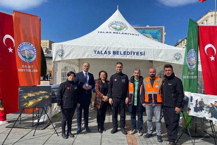 Kayseri Talas deprem stantı açtı haberi