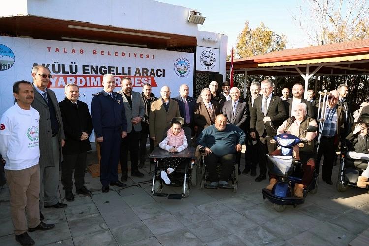 Kayseri Talas'ta engellilerin yüzü gülüyor haberi