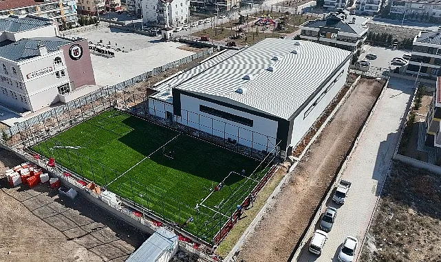 Konya Spor Lisesi'ne kazandırılacak Ahmet Çalık Kapalı Spor Salonu ve Suni Çim Sahası tamamlanıyor haberi