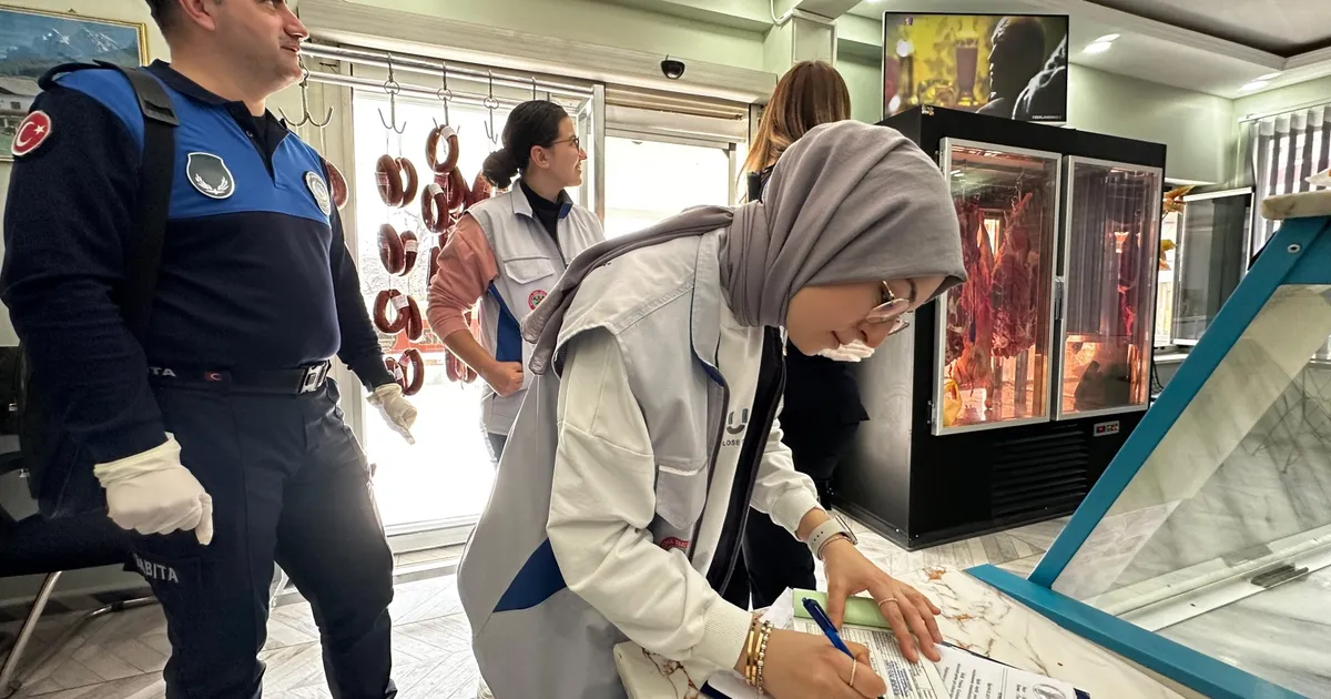 Manisa Soma'da kasaplara hijyen denetimi haberi