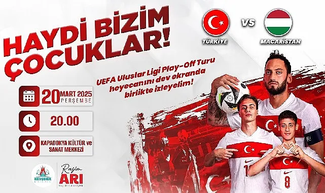 Milli Takımımızın Play-Off Maçı Dev Ekranda İzlenecek haberi