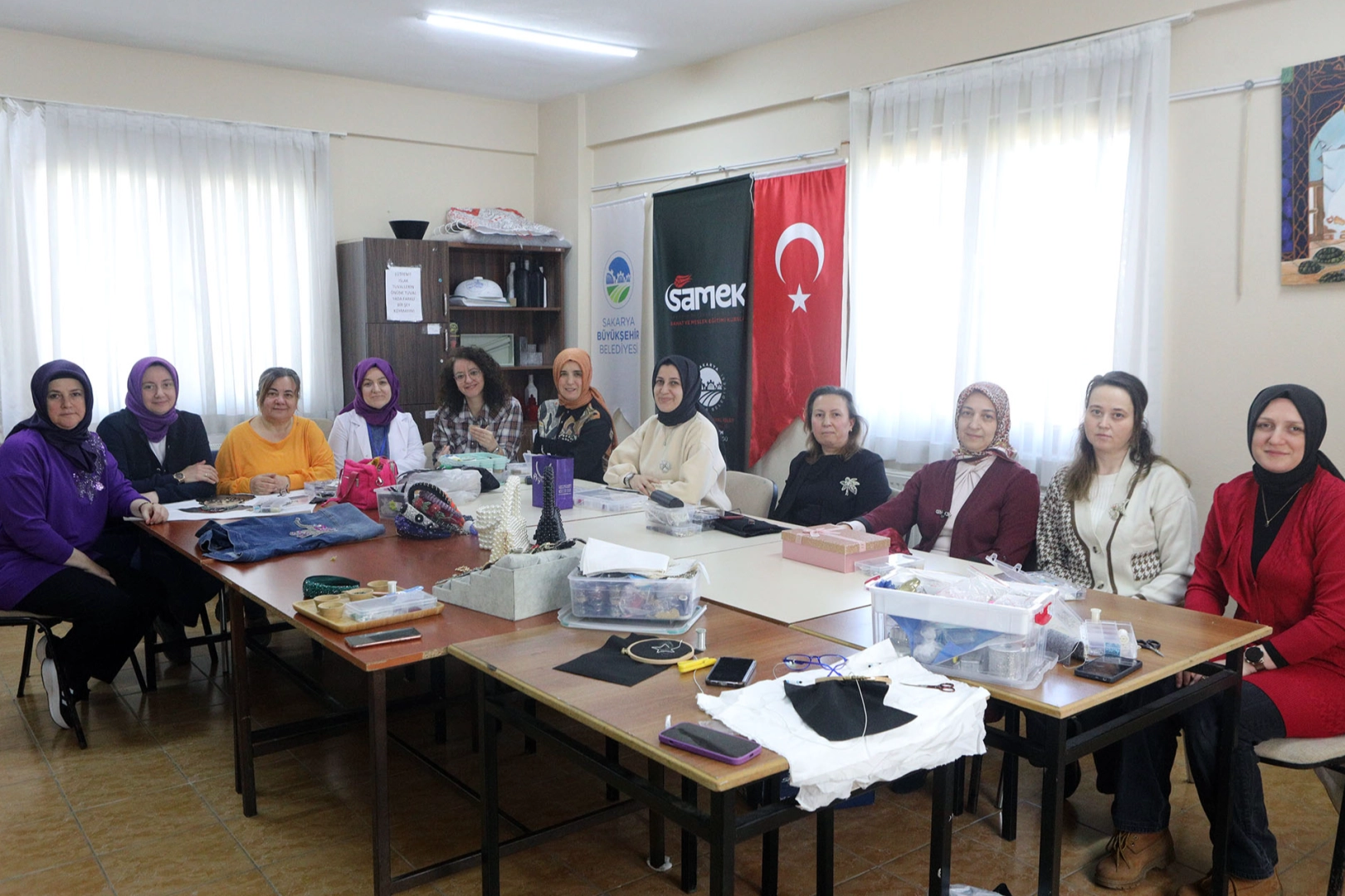 SAMEK ile kadınlar üretiyor, kazanıyor, hayata dokunuyor haberi