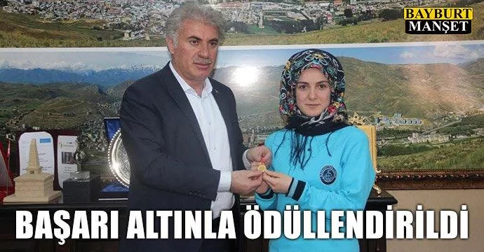 Başarı Altınla Ödüllendirildi