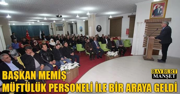 Başkan Memiş Müftülük Personeli İle Bir Araya Geldi