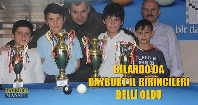 Bilardo’da Bayburt İl Birincileri Belli Oldu