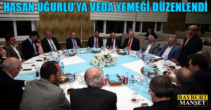 Hasan Uğurlu’ya Veda Yemeği Düzenlendi