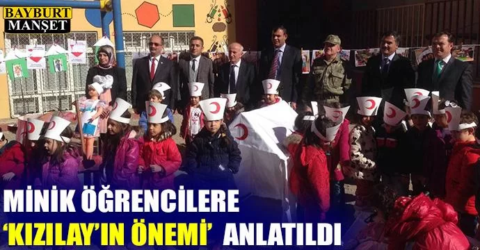 Minik Öğrencilere Kızılay'ın Önemi Anlatıldı