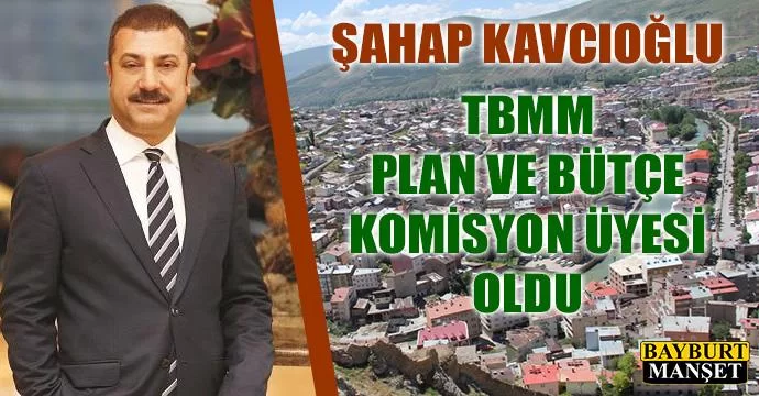 Şahap Kavcıoğlu TBMM Plan Ve Bütçe Komisyon Üyesi Oldu