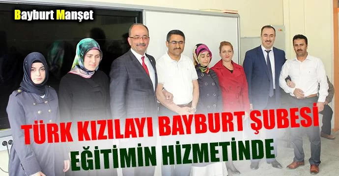 Türk Kızılayı Bayburt Şubesi Eğitimin Hizmetinde