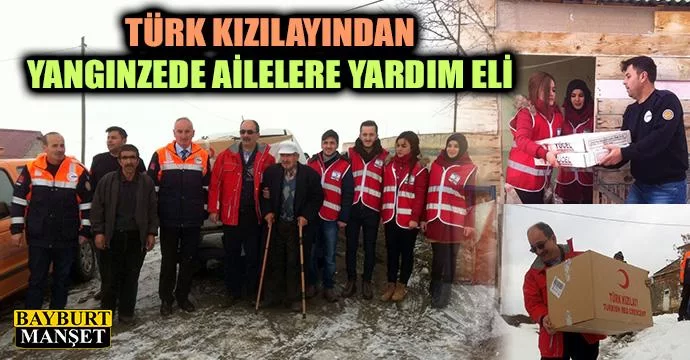 Türk Kızılayından Yangınzede Ailelere Yardım Eli