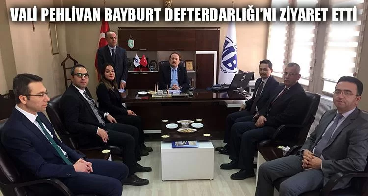 Vali Pehlivan, Bayburt Defterdarlığını Ziyaret Etti