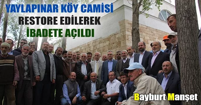 Yaylapınar Köy Camisi İbadete Açıldı