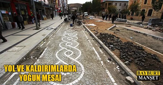 Yol ve Kaldırımlarda Yoğun Mesai